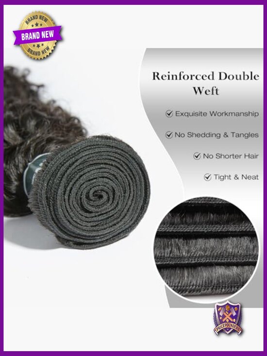 Human Hair Bundles Deep Curly Water Wave 3 Bundles Unprocessed Raw Hair
